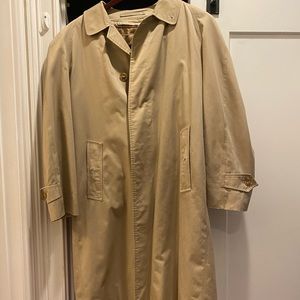 Vintage Mens Cotton Garbardine Car Coat. Mens size 36 Regular.